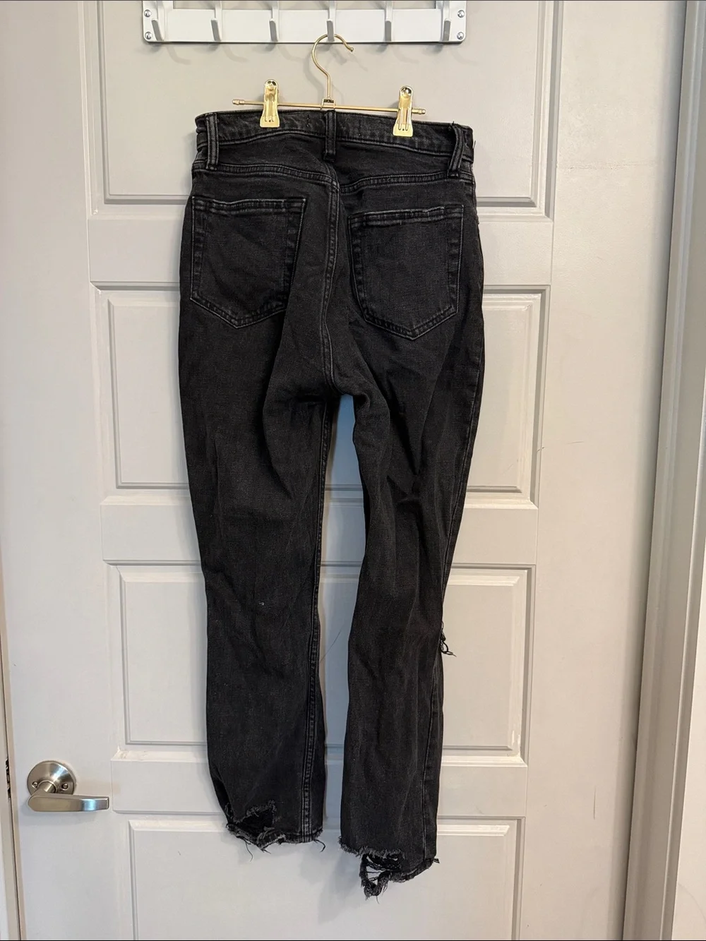 Abercrombie & Fitch The ankle straight ultra high-rise curve love 25R
